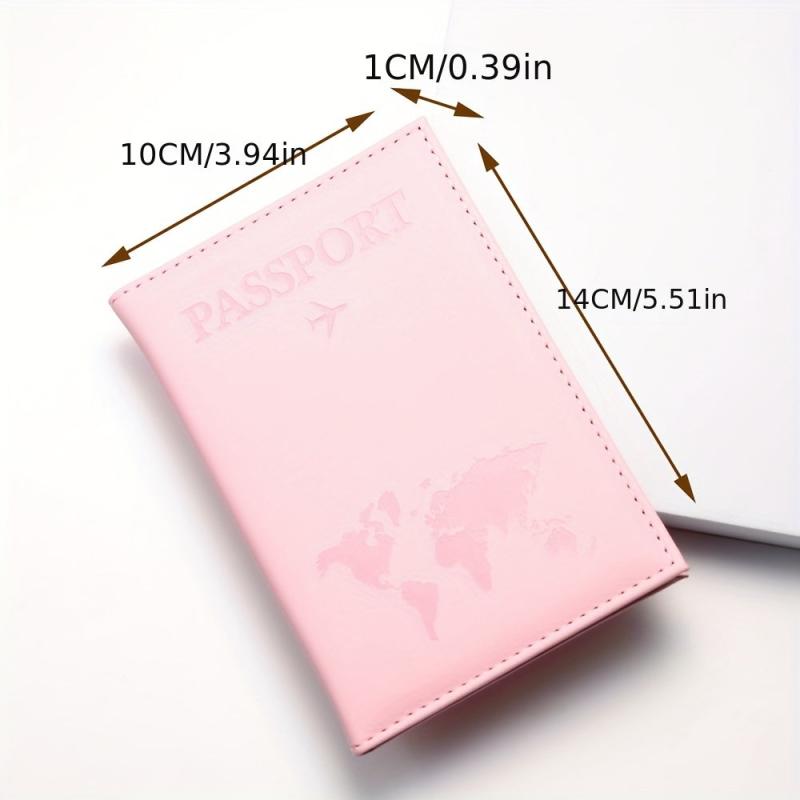 1pc Travel Document Bag Passport Protective Case