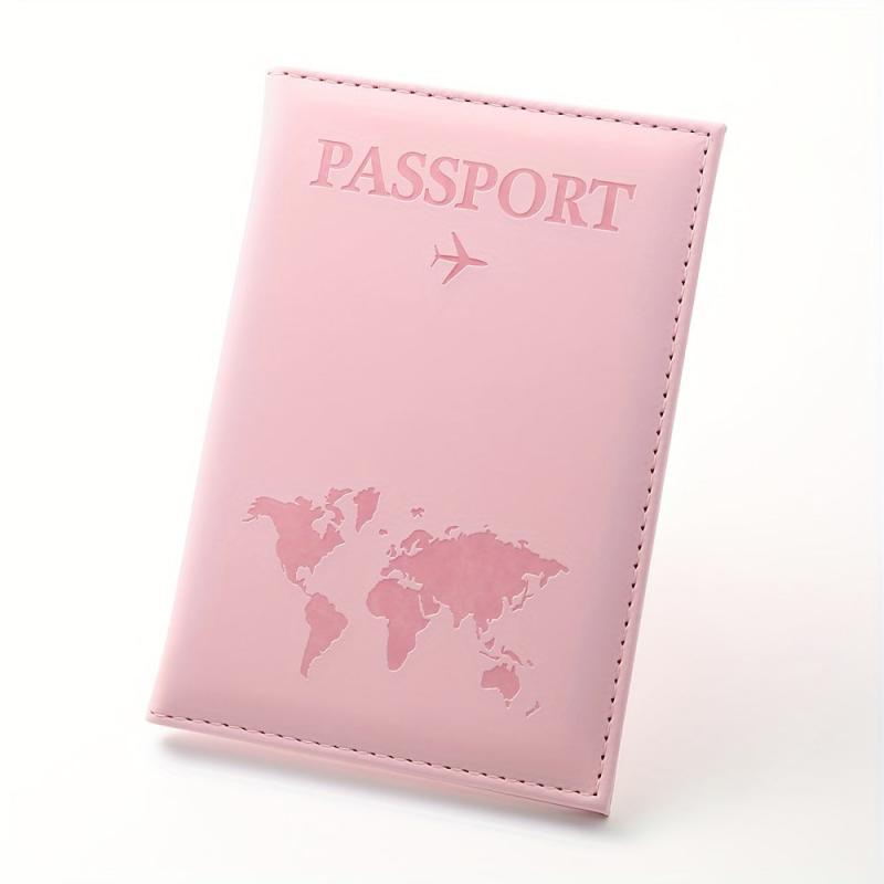 1pc Travel Document Bag Passport Protective Case