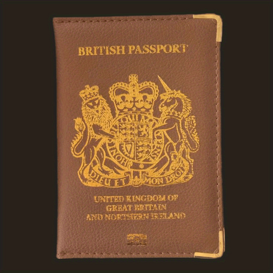 PU Leather Britain Passport Holder Passport Protector Travel Accessories