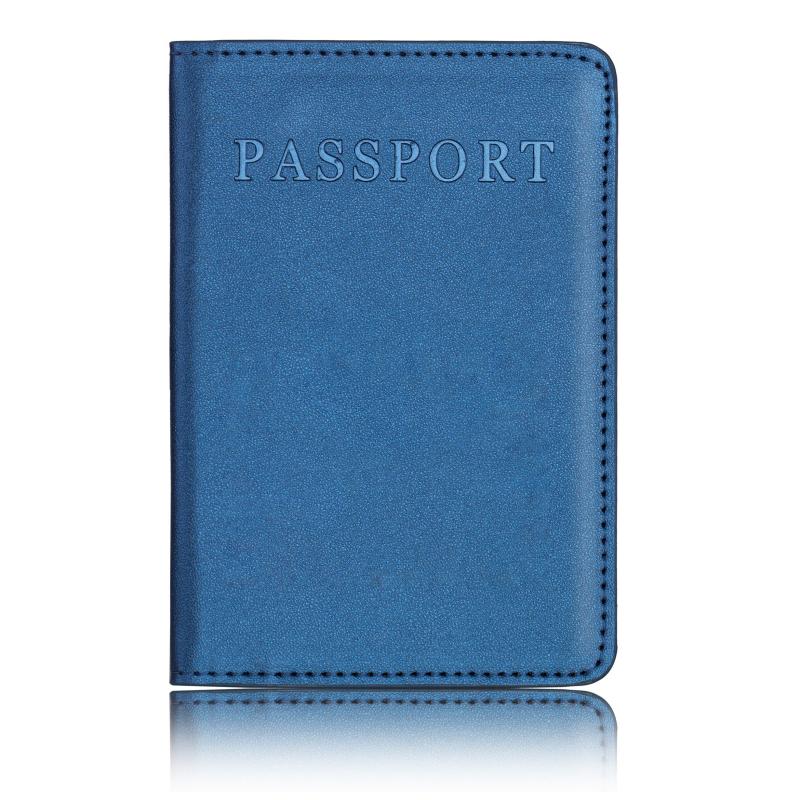 1pc PU Leather Passport Holder Slim Passport Protector Travel Accessories