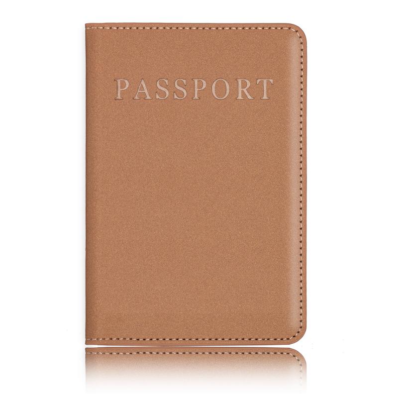 1pc PU Leather Passport Holder Slim Passport Protector Travel Accessories