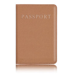 1pc PU Leather Passport Holder Slim Passport Protector Travel Accessories