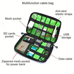 Compact Cord Organizer Travel Tech Bag