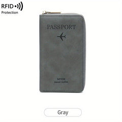 Multifunctional Passport Cover Card Holder Mobile Phone Travel Passport Wallet