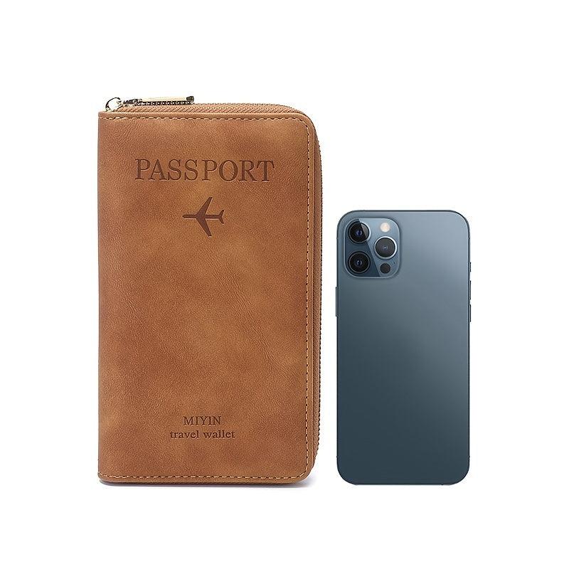 Multifunctional Passport Cover Card Holder Mobile Phone Travel Passport Wallet
