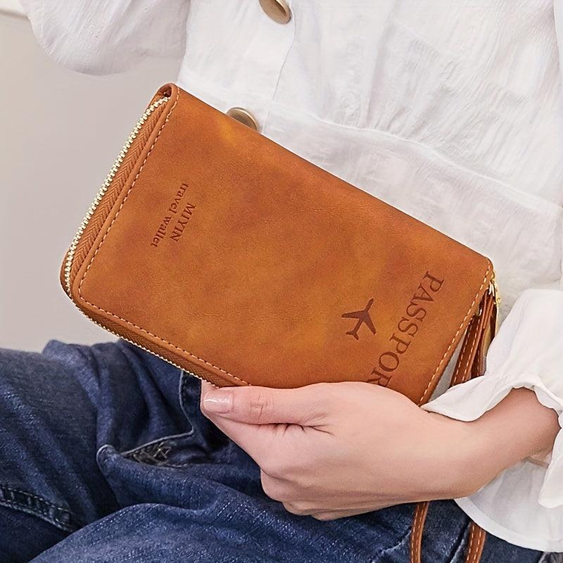 Multifunctional Passport Cover Card Holder Mobile Phone Travel Passport Wallet