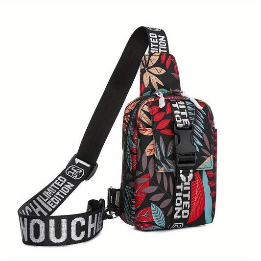 Colorful Small Crossbody Bag Women's Men's ID Passport Bag