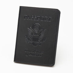 Vaccine Card and Passport Protector, PU Leather, Slot for Vaccine Card
