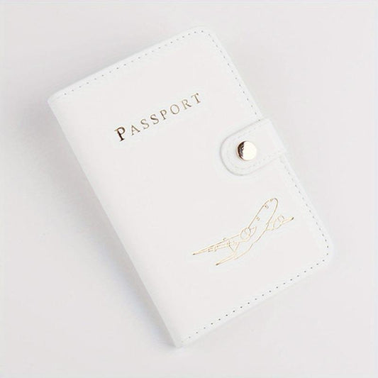 Leather Passport Holder Document Bag Travel Out Ticket Protection