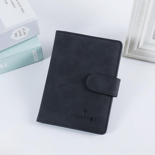 Passport Holder Buckle Anti Magnetic Protective Case