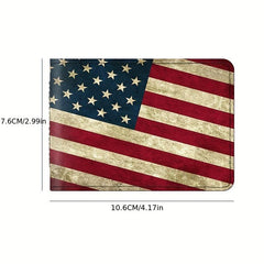 Flag PU Leather Card Holder Multifunctional