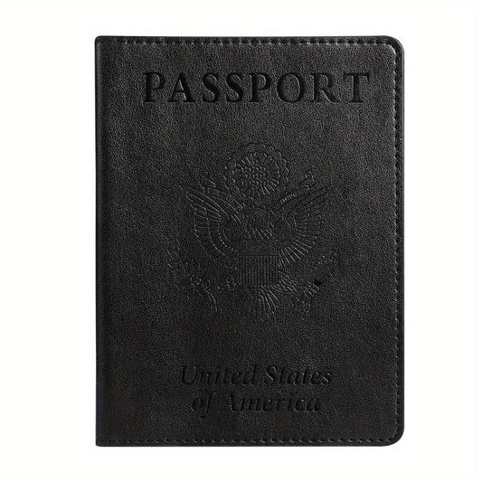 Vaccine Card Storage Bag Passport Holder PU Card Holder Bag