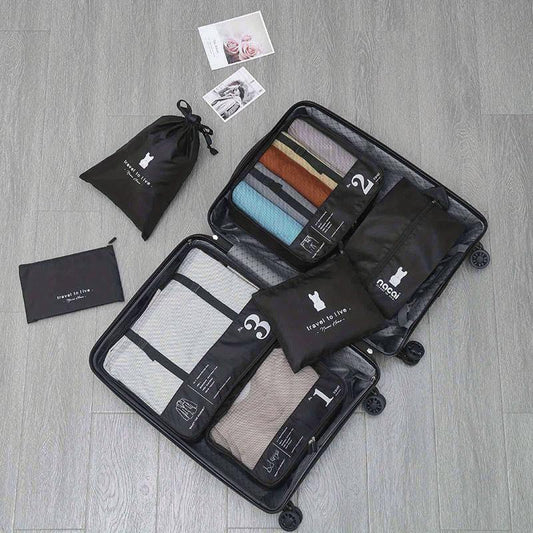 Travel Storage Bag Set Luggage Clothing Finishing Bag Portable Underwear Shoes