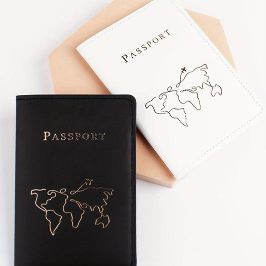 Travel Passport Holder Couple Passport Clip Set