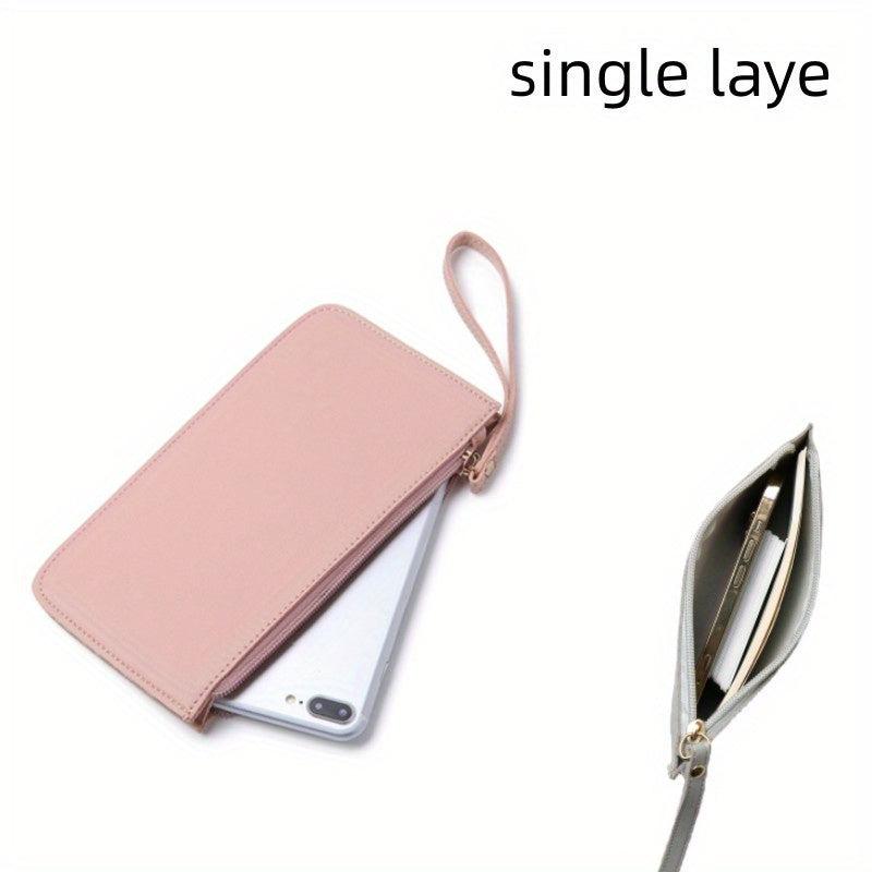 Portable Zipper Passport Holder Wallet Clutch Bag