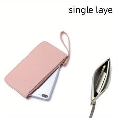 Portable Zipper Passport Holder Wallet Clutch Bag