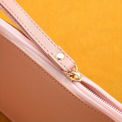 Portable Zipper Passport Holder Wallet Clutch Bag