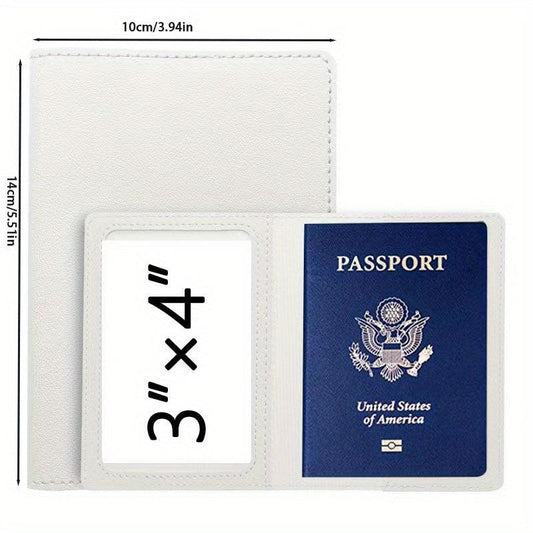 Passport card Holder Protective Cover American PU Vaccine Card