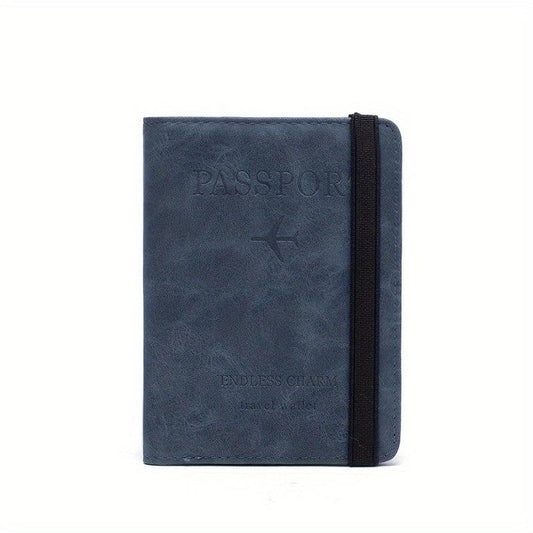 RFID Anti theft Passport Holder Wallet Leather Case