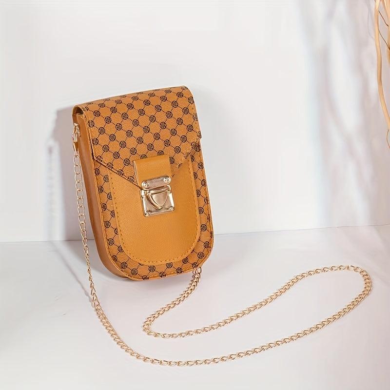 2023 Retro Crossbody Bag Chain Small Bag Mobile Phone ID Bag