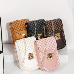 2023 Retro Crossbody Bag Chain Small Bag Mobile Phone ID Bag