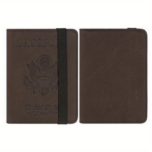 Passport & Vaccine Card Holder Combo Case with CDC Vaccination Slot