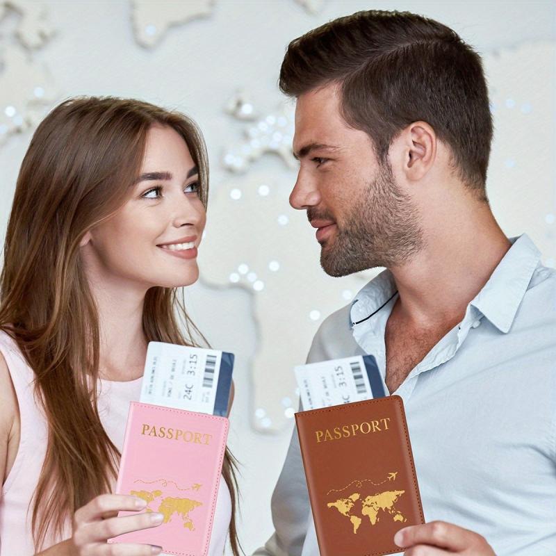 Passport Cover and Luggage Tag Set for Travel