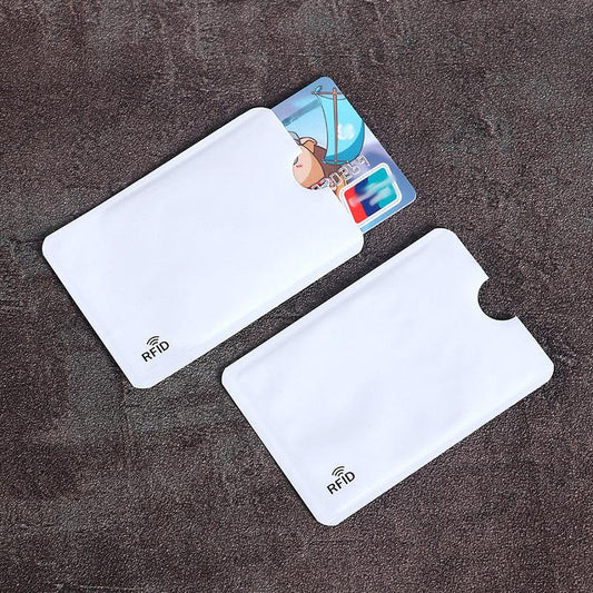 10pcs RFID Credit Card Protector Aluminum Foil Bank Card Holder