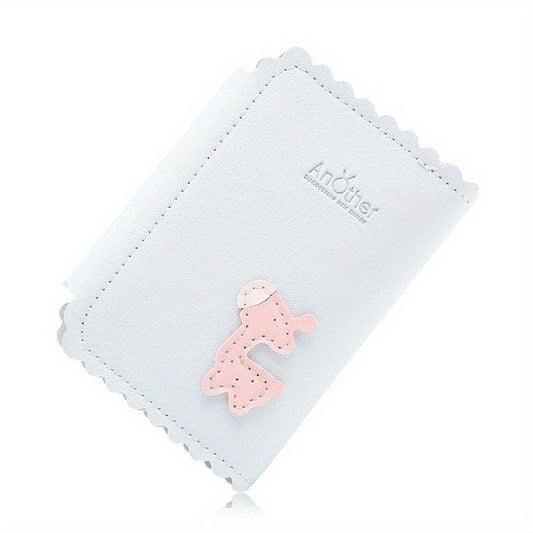 Mini Leather Keychain Key Bag Deer Pattern Key Storage Coin Purse Wallet