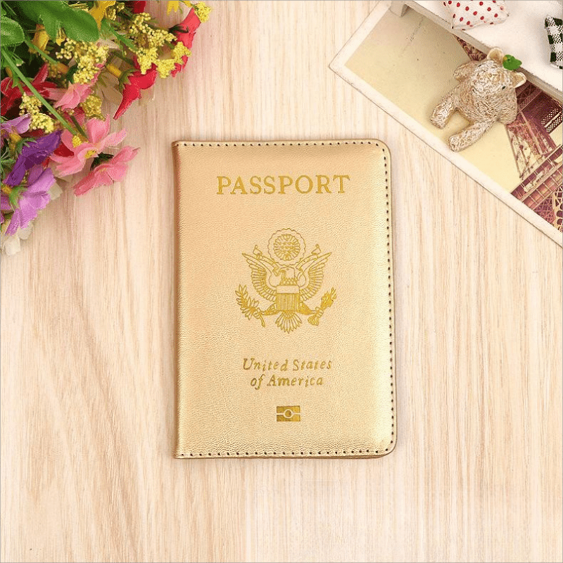 Glossy Passport Holder Multifunctional Passport Holder