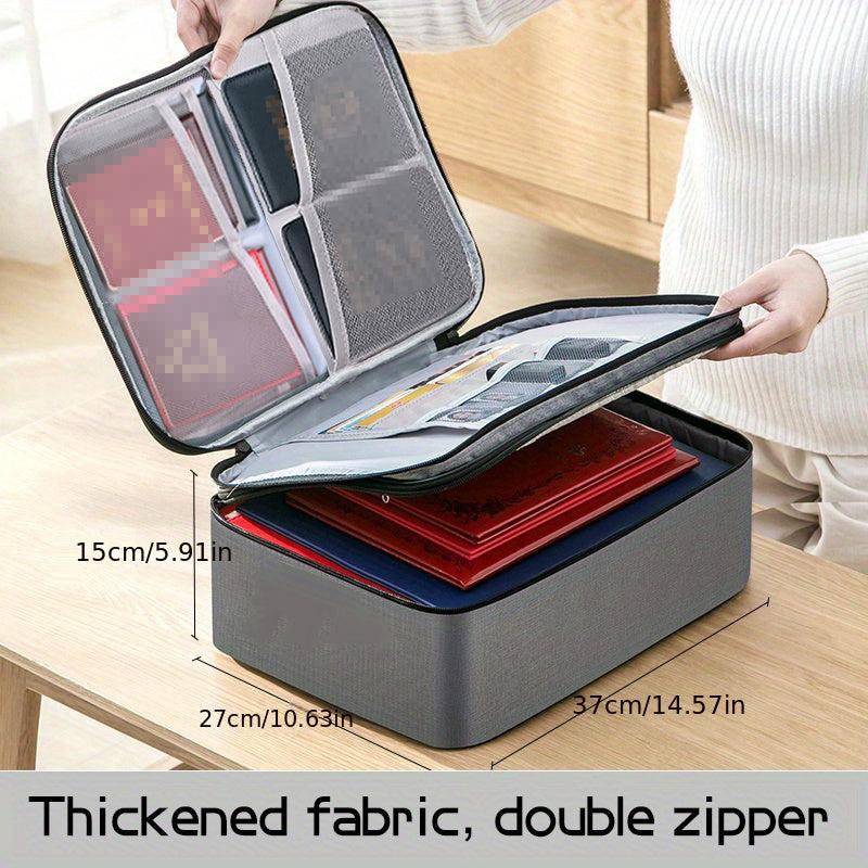 DocSafe Document Bag With Lock Fireproof 3 Layer File Storage Case