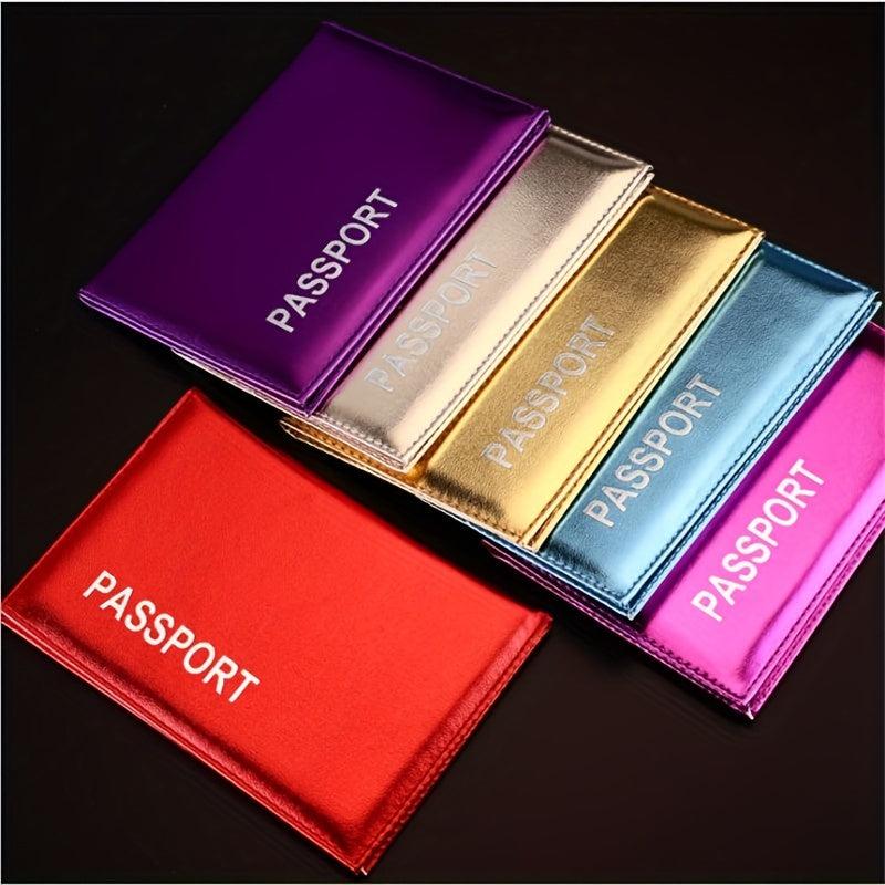 PVC Glossy Passport Covers, Colorful Choice, Travel Accessories