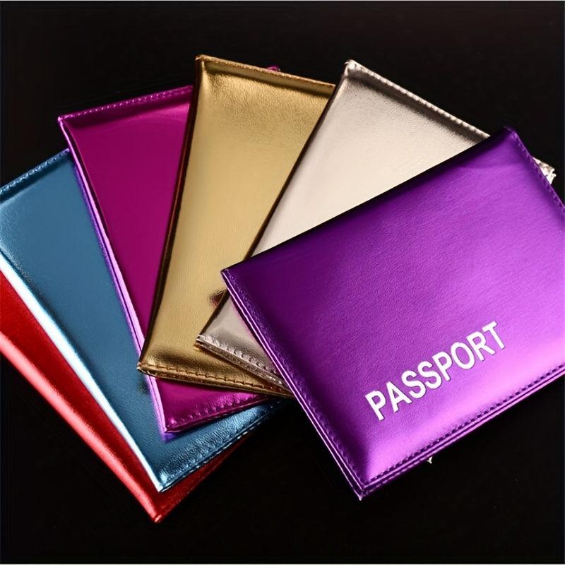 PVC Glossy Passport Covers, Colorful Choice, Travel Accessories