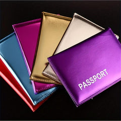 PVC Glossy Passport Covers, Colorful Choice, Travel Accessories
