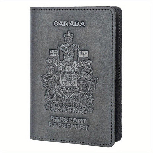 Vintage RFID Blocking Passport Holder Travel Wallet Cover Case