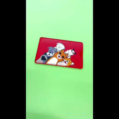 Cartoon Card Holder PU Leather Bus Card Holder