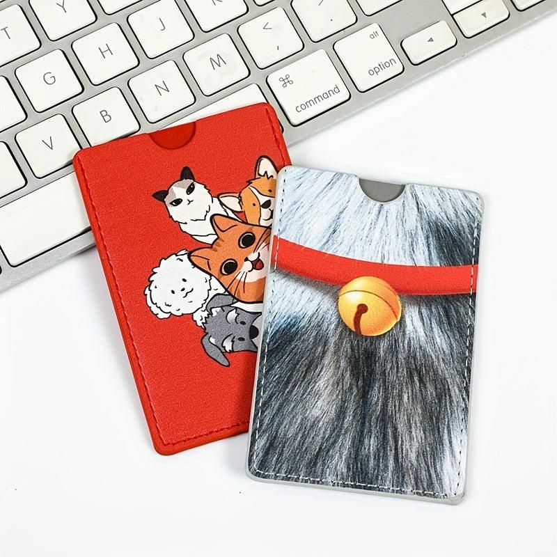 Cartoon Card Holder PU Leather Bus Card Holder