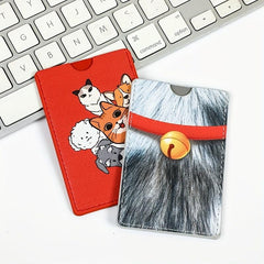 Cartoon Card Holder PU Leather Bus Card Holder