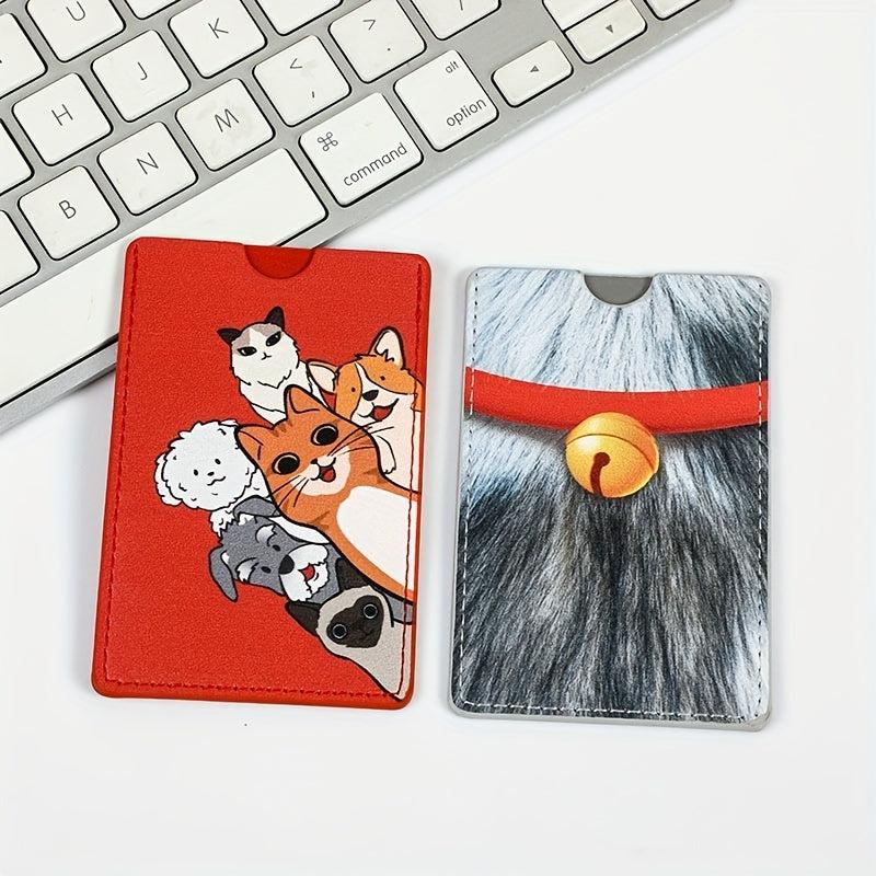 Cartoon Card Holder PU Leather Bus Card Holder