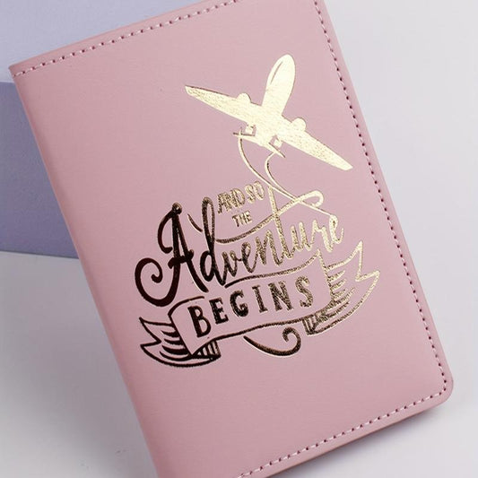 Airplane Pattern Passport Holder Travel Accessories