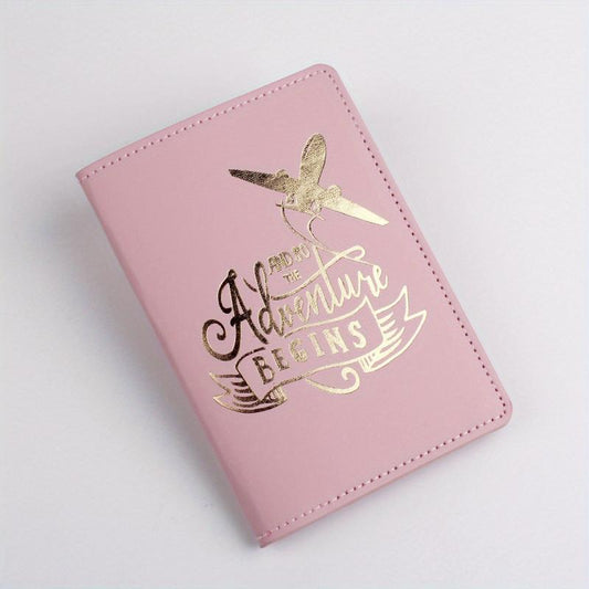 Airplane Pattern Passport Holder Travel Accessories