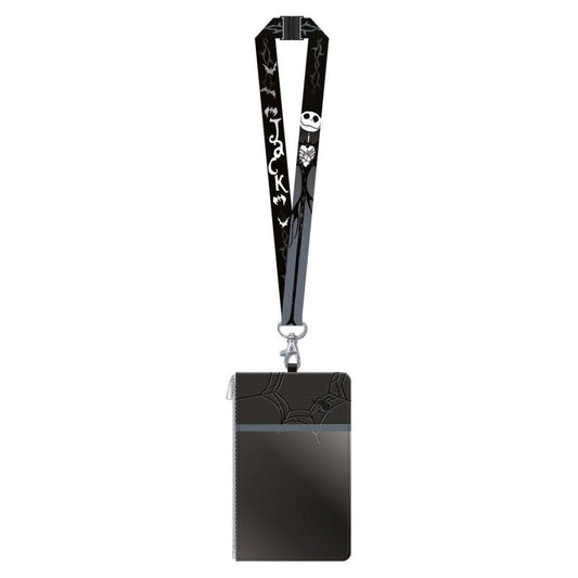 Ghost Skull Lanyard & Passport Holder ID Coin Pouch