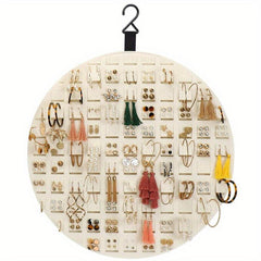 Small Round Jewelry Storage Bag Minimalist Hanging Organizer