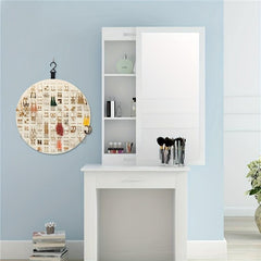 Small Round Jewelry Storage Bag Minimalist Hanging Organizer