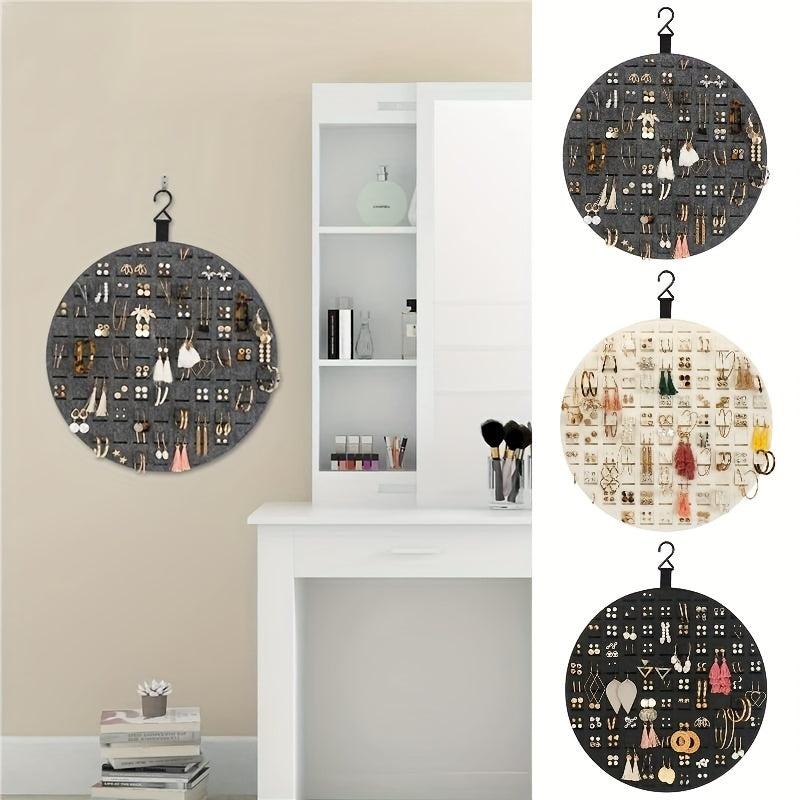 Small Round Jewelry Storage Bag Minimalist Hanging Organizer