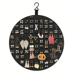 Small Round Jewelry Storage Bag Minimalist Hanging Organizer