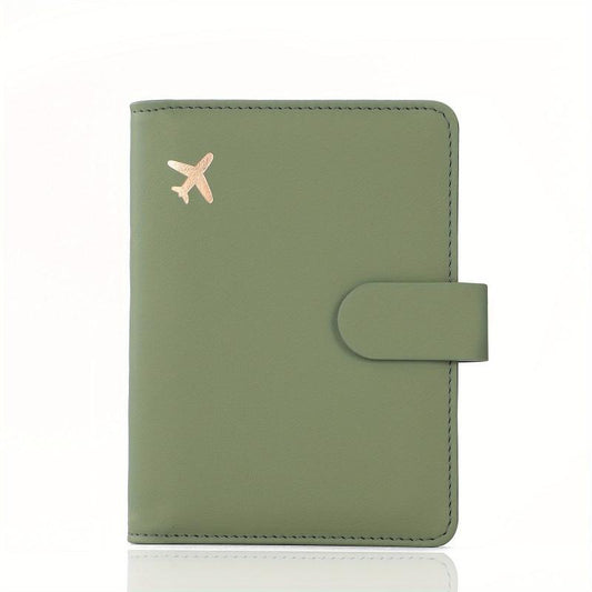 PU Leather Passport Holder Vaccine Card Holder