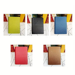 Concealed Buckle Passport Holder with Card Slots and Pen Insert