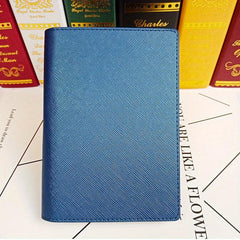 Concealed Buckle Passport Holder with Card Slots and Pen Insert