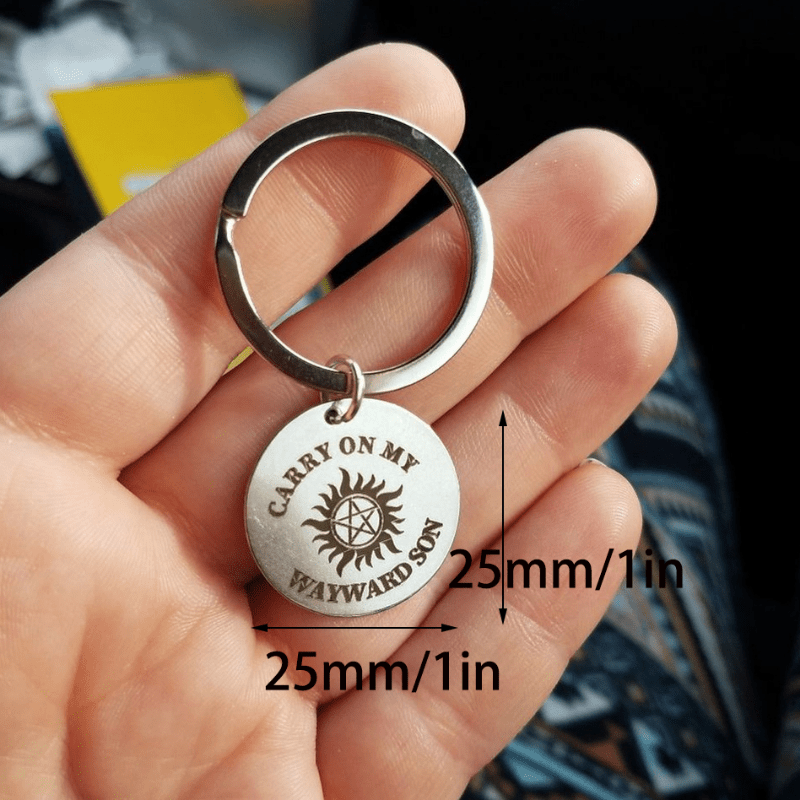 Stylish Letter Print Bag Pendant Metal Portable Bag Pendant For Travel